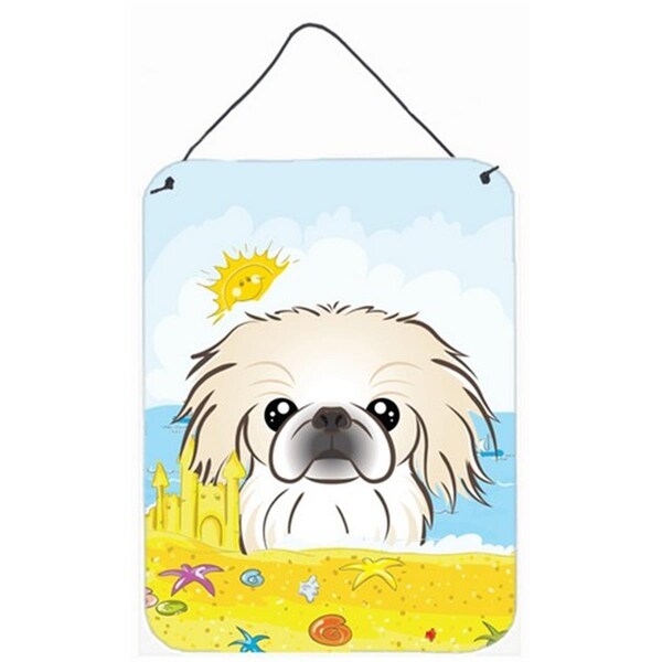 Carolines Treasures Pekingese Summer Beach Wall or Door Hanging Prints - BB2089DS1216