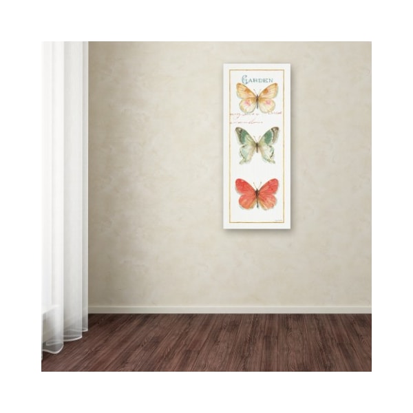 Trademark Fine Art Lisa Audit 'Rainbow Seeds Butterflies III' Canvas Art, 8x19 - WAP0494-C819GG