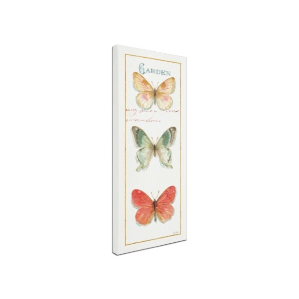 Trademark Fine Art Lisa Audit 'Rainbow Seeds Butterflies III' Canvas Art, 8x19 - WAP0494-C819GG