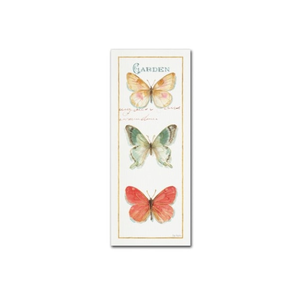 Trademark Fine Art Lisa Audit 'Rainbow Seeds Butterflies III' Canvas Art, 8x19 - WAP0494-C819GG