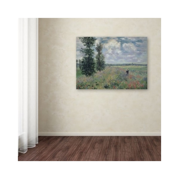 Trademark Fine Art Claude Monet 'The Poppy Field' Canvas Art, 24x32 - BL01183-C2432GG