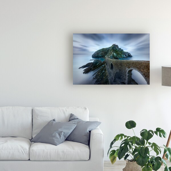 Trademark Fine Art Jesus M Garcia 'Games Of Thrones Dragonstone Island' Canvas Art, 22x32 - 1X09616-C2232GG