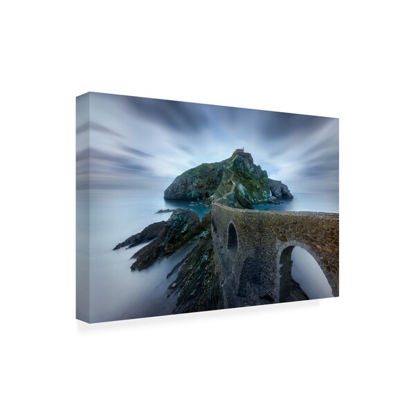 Trademark Fine Art Jesus M Garcia 'Games Of Thrones Dragonstone Island' Canvas Art, 22x32 - 1X09616-C2232GG