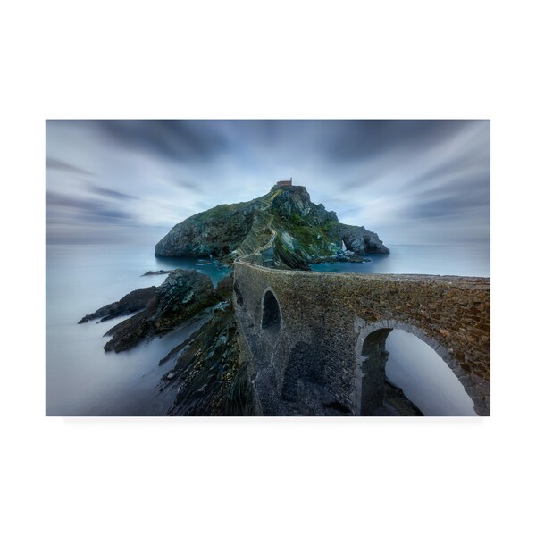 Trademark Fine Art Jesus M Garcia 'Games Of Thrones Dragonstone Island' Canvas Art, 22x32 - 1X09616-C2232GG