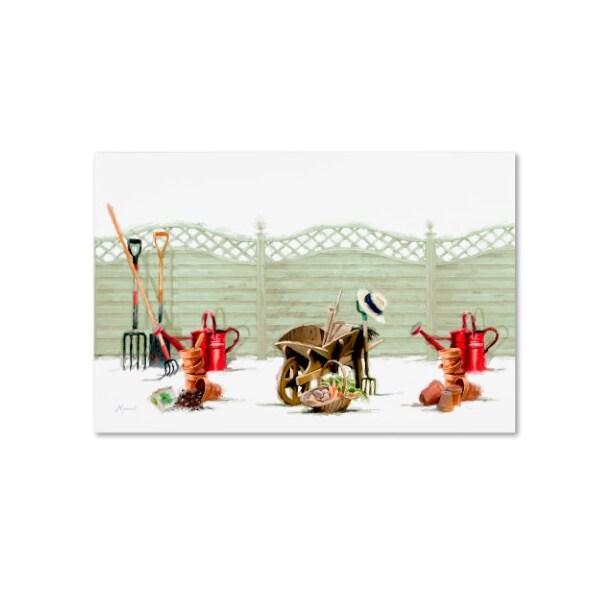 Trademark Fine Art The Macneil Studio 'Gardening' Canvas Art, 12x19 - ALI8572-C1219GG
