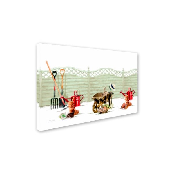 Trademark Fine Art The Macneil Studio 'Gardening' Canvas Art, 12x19 - ALI8572-C1219GG