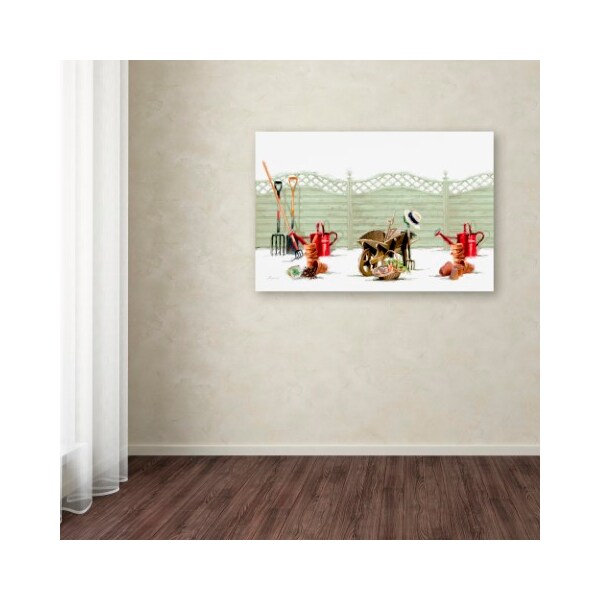 Trademark Fine Art The Macneil Studio 'Gardening' Canvas Art, 12x19 - ALI8572-C1219GG