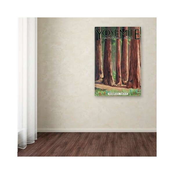 Trademark Fine Art Lantern Press 'Travel Poster 110' Canvas Art, 12x19 - ALI9283-C1219GG