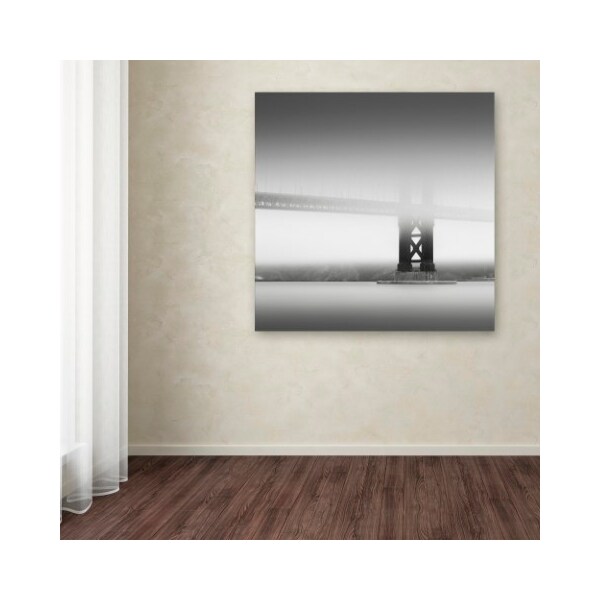Trademark Fine Art Dave MacVicar 'Golden Gate' Canvas Art, 14x14 - ALI0832-C1414GG
