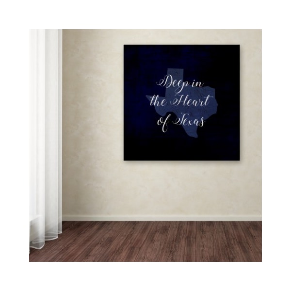 Trademark Fine Art Art Licensing Studio 'Deep in Texas' Canvas Art, 14x14 - ALI12211-C1414GG