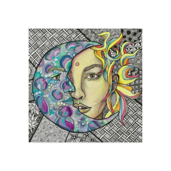 Trademark Fine Art Amy Frank 'Mother Sun' Canvas Art, 14x14 - ALI37895-C1414GG
