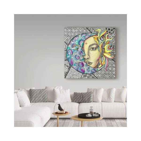 Trademark Fine Art Amy Frank 'Mother Sun' Canvas Art, 14x14 - ALI37895-C1414GG