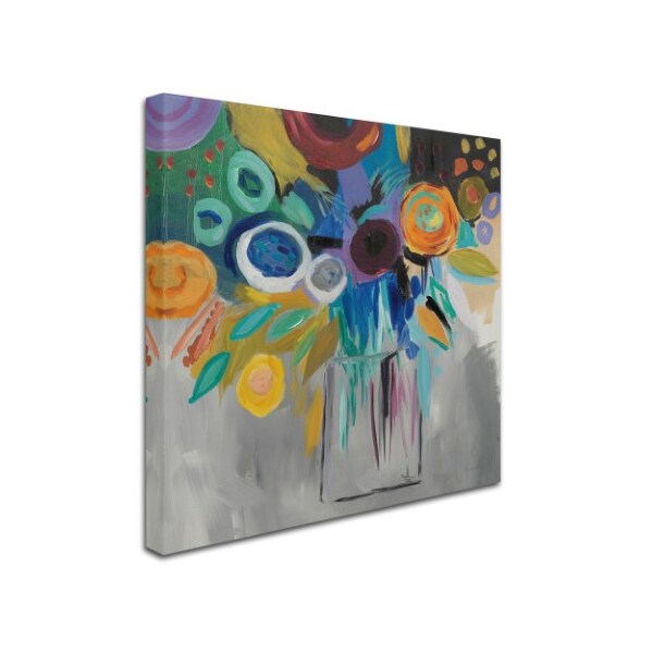 Trademark Fine Art Farida Zaman 'Burst of Magic' Canvas Art, 14x14 - WAP01191-C1414GG