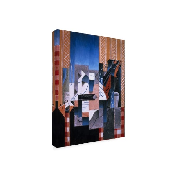 Trademark Fine Art Juan Gris 'Still Life With Violin and Guitar' Canvas Art, 14x19 - BL01230-C1419GG