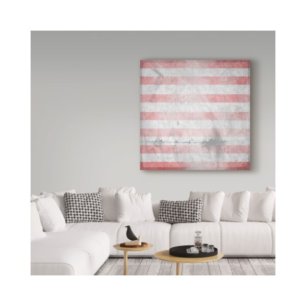 Trademark Fine Art Lightboxjournal 'American Born Stripes' Canvas Art, 18x18 - ALI23736-C1818GG