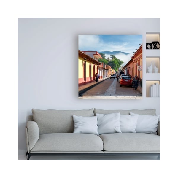 Trademark Fine Art Philippe Hugonnard 'Viva Mexico 3 Morning in San Cristobal de Las Casas II' Canvas Art, 18x18 - PH01533-C1818GG