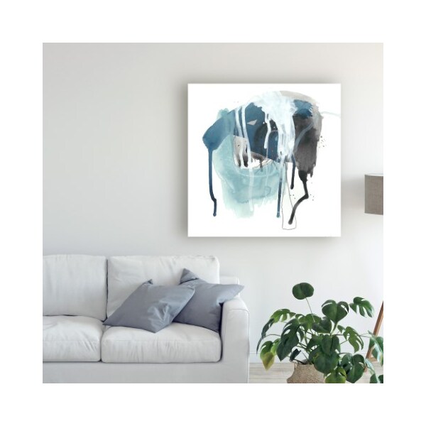 Trademark Fine Art June Erica Vess 'Incidental Indigo Vi' Canvas Art, 18x18 - WAG09869-C1818GG