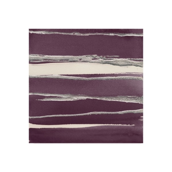 Trademark Fine Art Chris Paschke 'Silver Rose Ii Purple' Canvas Art, 18x18 - WAP05801-C1818GG