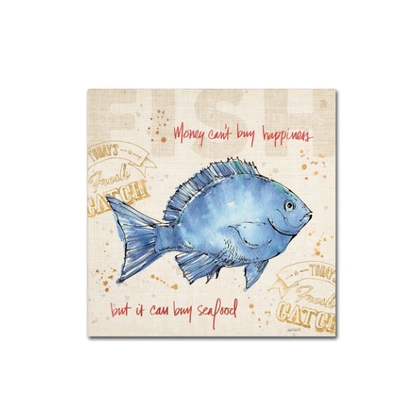 Trademark Fine Art Anne Tavoletti 'Coastal Catch III' Canvas Art, 18x18 - WAP00753-C1818GG