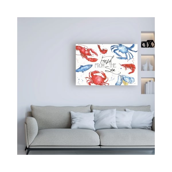 Trademark Fine Art Anne Tavoletti 'Seafood Shanty I' Canvas Art, 22x32 - WAP11843-C2232GG