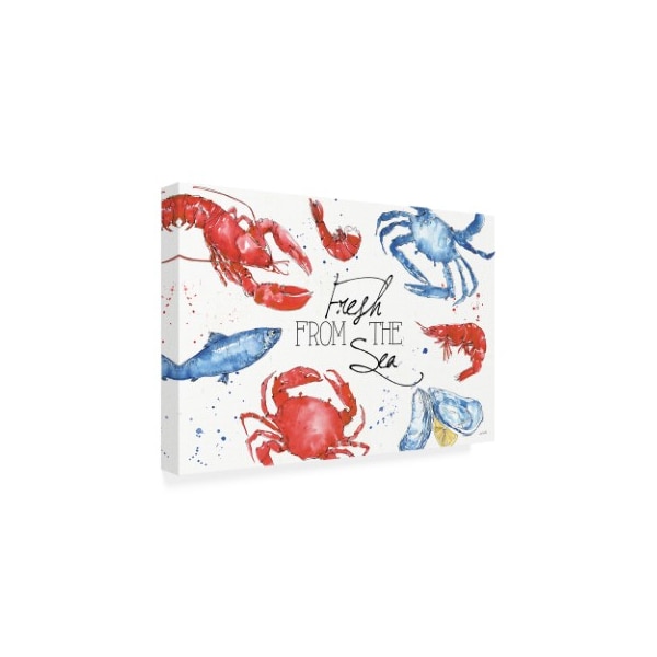 Trademark Fine Art Anne Tavoletti 'Seafood Shanty I' Canvas Art, 22x32 - WAP11843-C2232GG