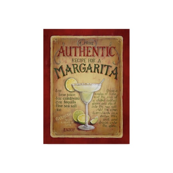 Trademark Fine Art Lisa Audit 'Margarita' Canvas Art, 14x19 - ALI24934-C1419GG