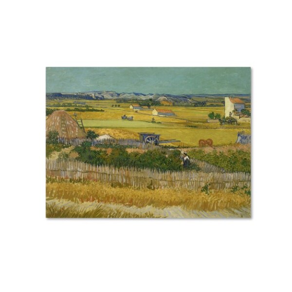 Trademark Fine Art Van Gogh 'The Harvest' Canvas Art, 35x47 - AA00921-C3547GG