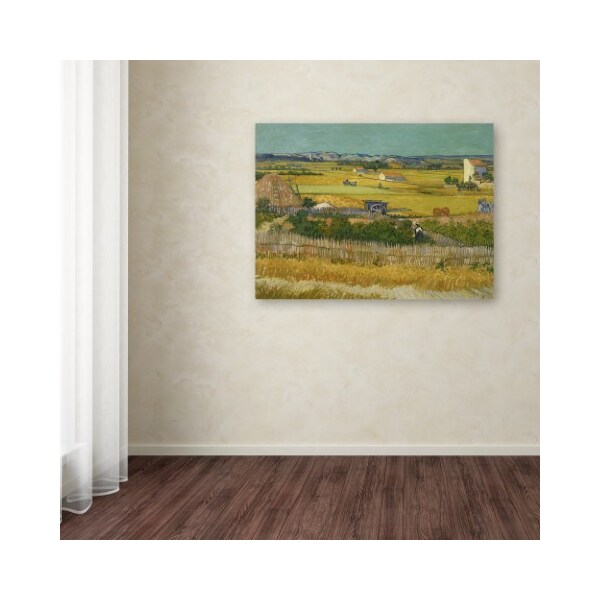 Trademark Fine Art Van Gogh 'The Harvest' Canvas Art, 35x47 - AA00921-C3547GG