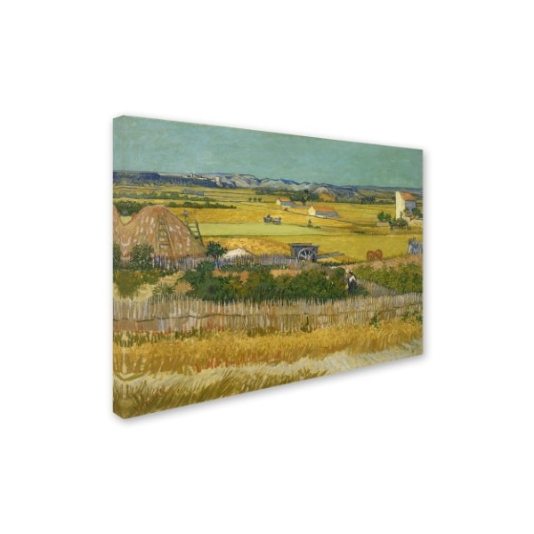Trademark Fine Art Van Gogh 'The Harvest' Canvas Art, 35x47 - AA00921-C3547GG