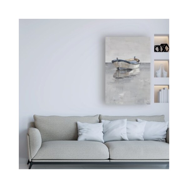 Trademark Fine Art Ethan Harper 'Boat on the Horizon II' Canvas Art, 12x19 - WAG14827-C1219GG
