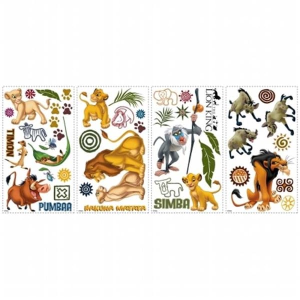 Roommates RoomMates RMK1921SCS The Lion King Peel & Stick Wall Decals - RMK1921SCS