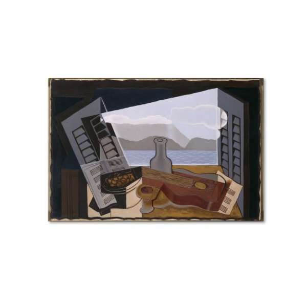 Trademark Fine Art Juan Gris 'The Open Window' Canvas Art, 22x32 - AA00405-C2232GG