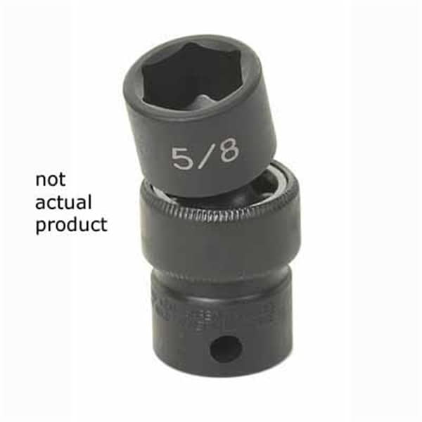 Grey Pneumatic 3/8" Drive, 21mm Metric Socket, 6 Points - 1021UM