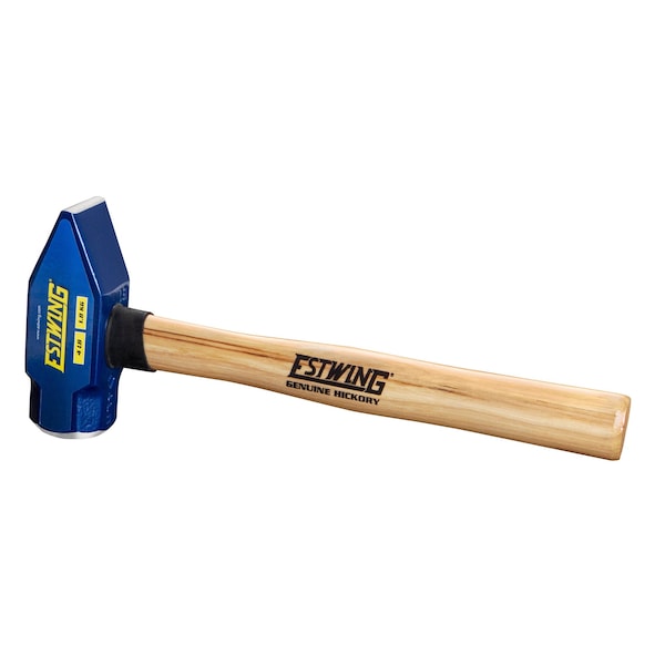 Estwing 4lbs Blacksmith Hammer with Hickory Wood Handle, 14" - EBH-414W