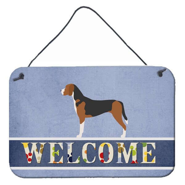 Carolines Treasures Hamiltonstovare Welcome Wall or Door Hanging Prints - BB8281DS812