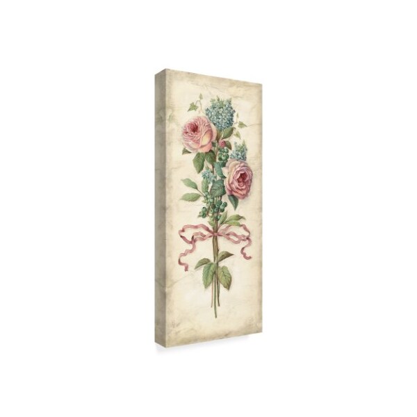 Trademark Fine Art Lisa Audit 'Rose Bouquet 1' Canvas Art, 10x24 - ALI24914-C1024GG
