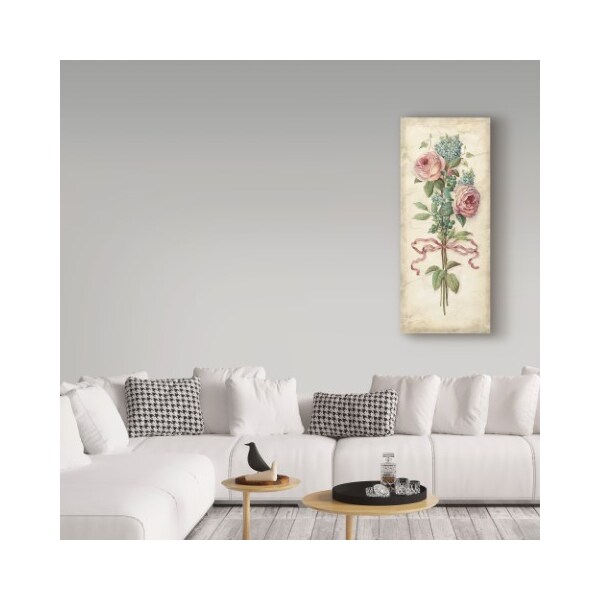 Trademark Fine Art Lisa Audit 'Rose Bouquet 1' Canvas Art, 10x24 - ALI24914-C1024GG