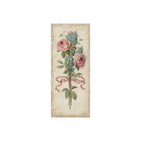 Trademark Fine Art Lisa Audit 'Rose Bouquet 1' Canvas Art, 10x24 - ALI24914-C1024GG