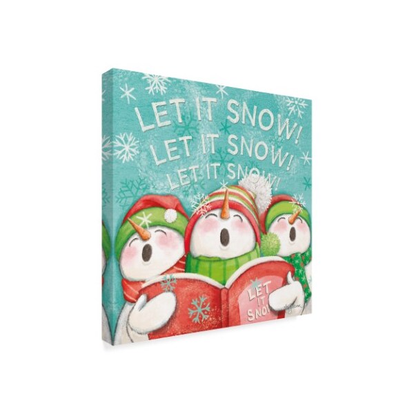 Trademark Fine Art Mary Urban 'Let It Snow Viii' Canvas Art, 18x18 - WAP09007-C1818GG