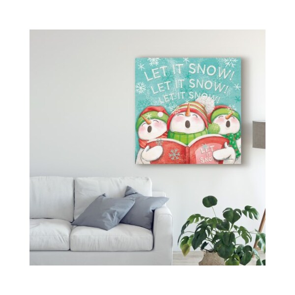 Trademark Fine Art Mary Urban 'Let It Snow Viii' Canvas Art, 18x18 - WAP09007-C1818GG