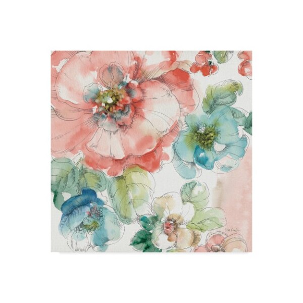 Trademark Fine Art Lisa Audit 'Summer Bloom Ii' Canvas Art, 24x24 - WAP04985-C2424GG
