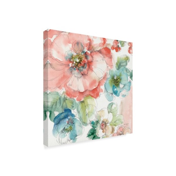 Trademark Fine Art Lisa Audit 'Summer Bloom Ii' Canvas Art, 24x24 - WAP04985-C2424GG