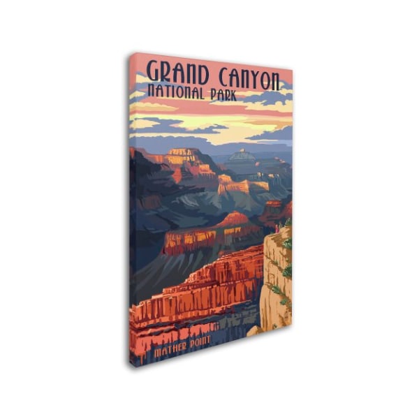 Trademark Fine Art Lantern Press 'National Park 2' Canvas Art, 12x19 - ALI8777-C1219GG