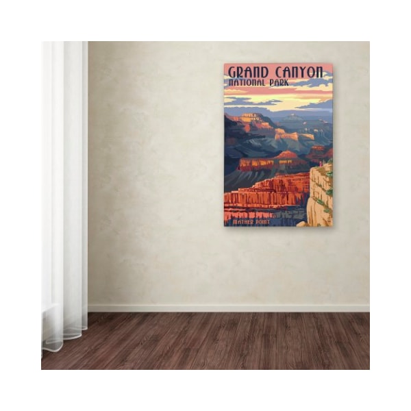 Trademark Fine Art Lantern Press 'National Park 2' Canvas Art, 12x19 - ALI8777-C1219GG