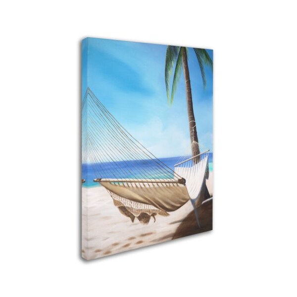 Trademark Fine Art Geno Peoples 'Beach Hammock' Canvas Art, 24x32 - ALI19611-C2432GG