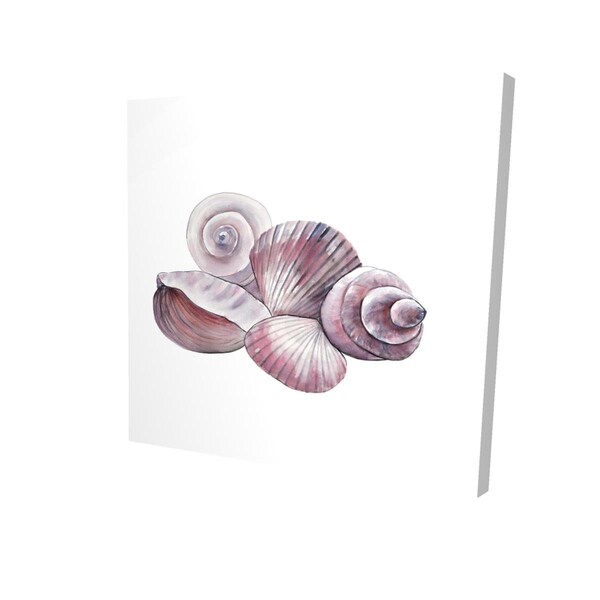 Fondo 32 x 32 in. Seaside Shells-Print on Canvas - FO2789398