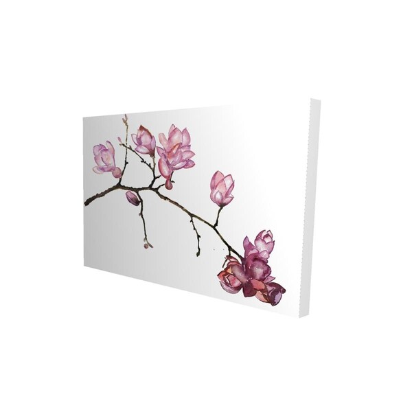 Fondo 12 x 18 in. Branch of Cherry Blossoms-Print on Canvas - FO2784597