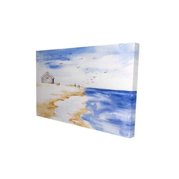 Begin Home Decor 20 x 30 in. House on the Beach-Print on Canvas - 2080-2030-CO13