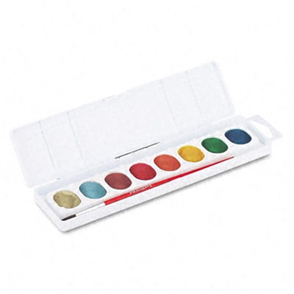 Dixon Metallic Washable Watercolors  Eight Assorted Colors per Set - 80516