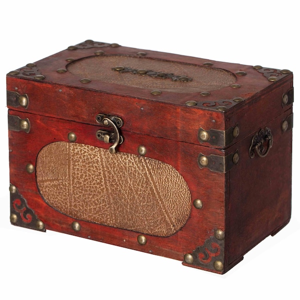 Vintiquewise Decorative Wooden Index and Recipe Card Box Ideal for Bridal Showers and other Special Occasions - QI003015NEW